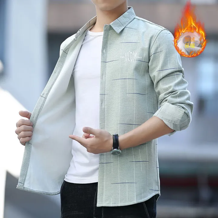 2023New%20Not%20Padded%20Shirt%20Men's%20Business%20Non-Ironing%20All-Matching%20Slim%20Fit%20Work%20Printed%20Shirt%20Casual%20Shirt%20-%20Image%206