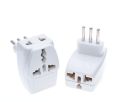 Italian Uruguay Travel Plug Adapter Type L 3 Way Multi Port Outlet Convert Au/uk/eu/ge/ .... Plug Ac100~250v 10a Black. 