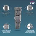 TYNOR Knee Immobiliser 19"/48cm, Grey, Large, 1 Unit FROM INDIA (ABR). 