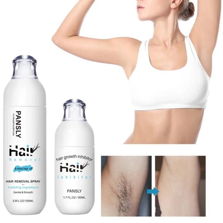 PANSLY%20Hair%20Removal%20Spray%20For%20Women%202%20in%201%20Intimate/Private%20Hair%20Removal%20Spray%20for%20Women%20Pubic%20Bikini%20Area%20Painless%20Depilatory%20-%20Image%206