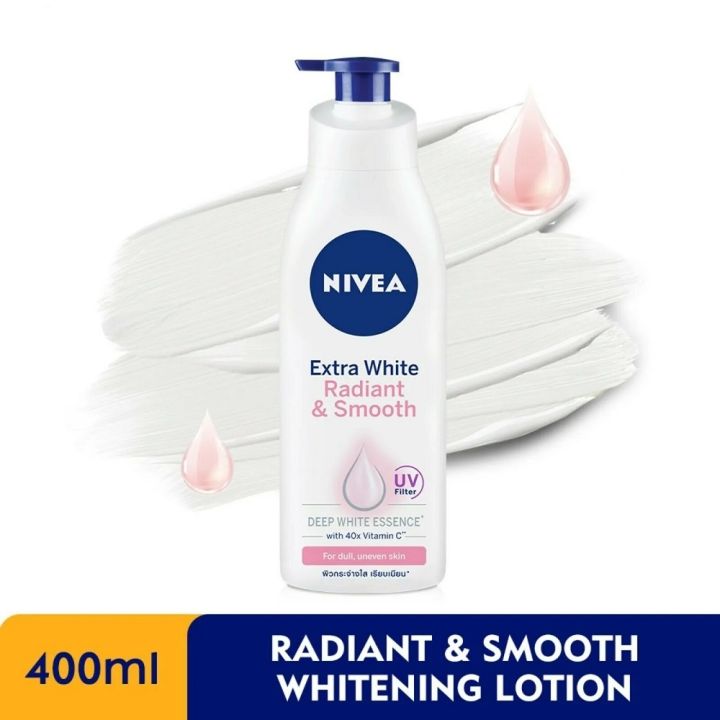 Nivea Extra White Radiant Smooth Body Lotion 400ml Vitamin C
