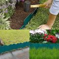40Pcs Garden Landscape Edging Border Lawn Edging Decorative Landscape Fence Border for Yard Lawn Flower Bed Border Red. 