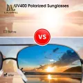 LouisWill Mens Oversized Polarized Shades Sunglasses Outdoor 100% UV Protection Lightweight Eyewear with Free Box. 
