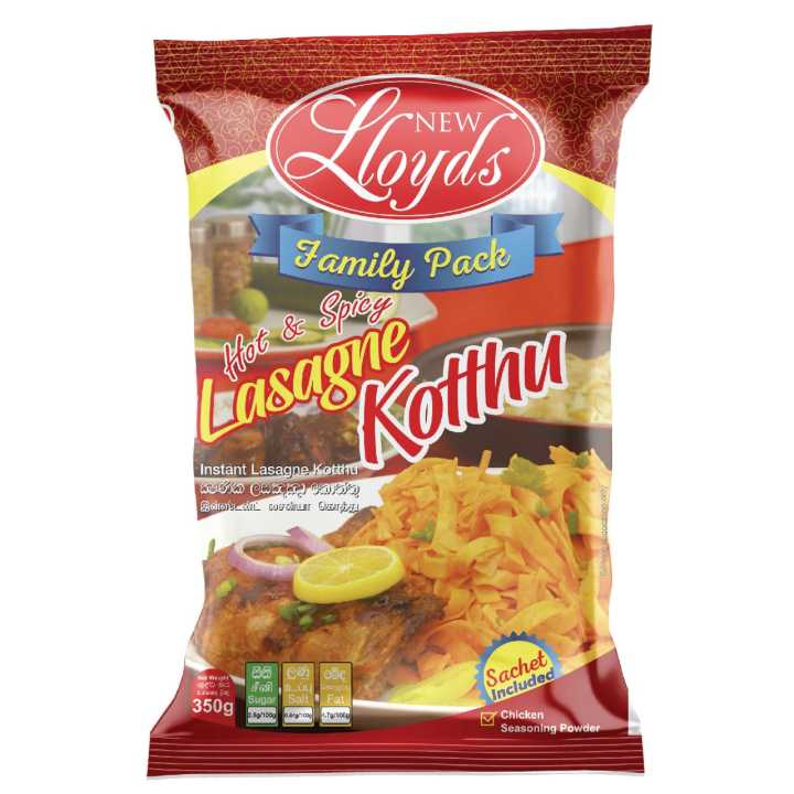 Lasange Kotthu Family Packs Noodles Hot & Spicy 350G