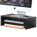 VTEC Home Modern Wooden Monitor Stand / 2-Tier / Arm Riser / Desk Storage Organizer / Laptop Printer Stand / Desktop Monitor Stand / LCD TV Laptop Rack / Computer Screen Riser / Shelf Platform / Office Desk Tool / Kids Table Tool - KTT 305. 