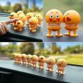 Smiley Spring,Cute Emoji Bobble Head Spring Dolls Car Ornaments Bounce Toys 1 Pcs. 