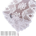【ZOSR】 Exquisite Table Runner Beautifully Crafted Soft Touch Table Runner with Fringed Trim Perfect Home Accessory. 