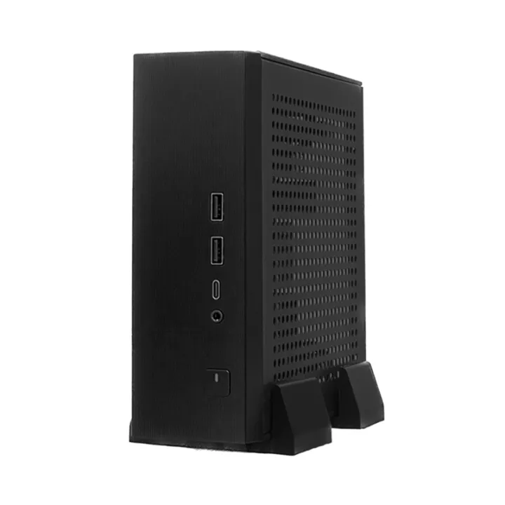 1 Set DC Power Supply Industrial Control Chassis Desktop Computer Case Support Wall Hanging