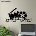 【Folio & Light】Cinema Wall Decal Movie Film Tape Poster Home Theater Action Sign Vinyl Sticker Strip Removable Mural Interior Studio Decor 3r26. 