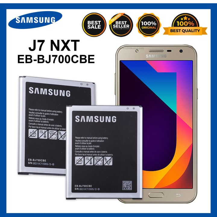 Samsung Galaxy J7 NXT Battery Fit SM-J700F, SM-J701F, SM-J720F, Model EB-BJ700CBE/EB-BJ700BBU / 3000mAh