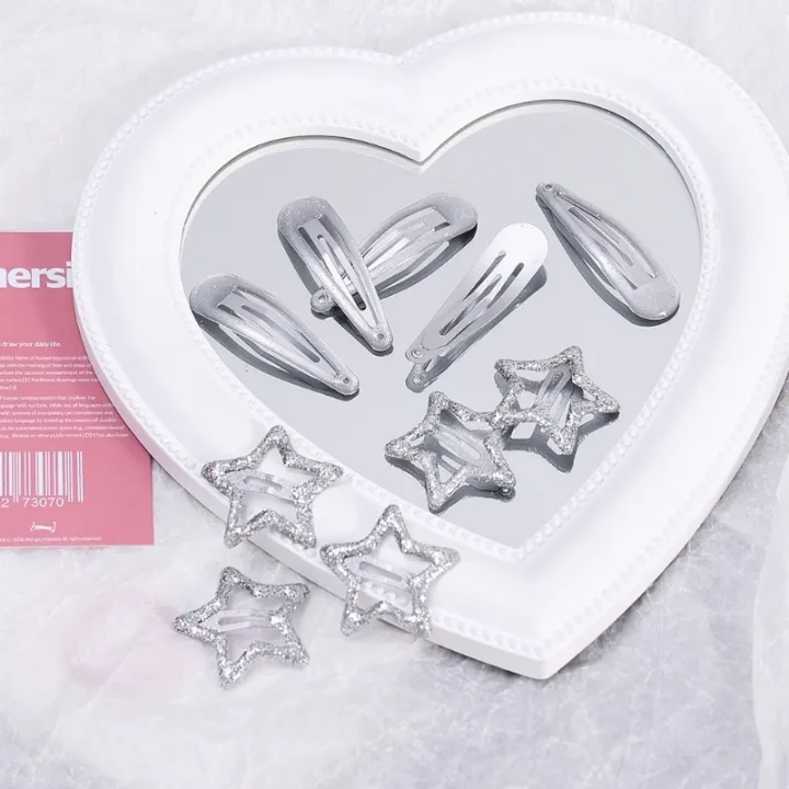 Korean%20Style%20Fashion%20Waterdrop%20Sequin%20Star%20Shape%20Metal%20%20Color%20Hair%20Clips%20Women%20Girls%20Minimalist%20Y2k%20Side%20Bangs%20BB%20Snap%20Hair%20Pins%20Hair%20Accessories%20-%20Image%205