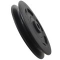Spreeshop 4pcs 95mm Black Bearing Pulley Wheel Cable Gym Equipment Part Wearproof. 