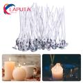 Diy Candle Making Supplies 50pcs Natural Cotton Candle Wicks Eco-friendly Low Smoke Slow Burning Diy Kit for Southeast Asian Buyers. 