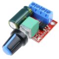 DC Motor Speed Controller Module Mini DC Motor PWM Speed Controller DC 4.5V-35V 5A 90W Speed Regulator Adjustable Board Switch. 