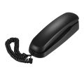 Mini Desktop Corded Landline Phone Fixed Telephone Wall Mountable Supports Mute/ Pause/ Hold/ Reset/ Flash/ Redial Functions for Home Hotel Office Bank Call Center. 
