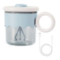 Ipx67 Waterproof Mixer Usb Rechargeable Self Stirring Coffee Mug with Lid Handle Perfect for Home Office Travel 400ml Automatic Mixing Glass Tumbler for Collagen Water Electric Mixer Cup Large. 