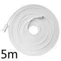 3/5 Meteres Long Micro USB Charging Charger Flexible White Cable Cord Wire for Samsung Huawei Xiaomi Android Smart Mobile Phone. 