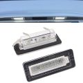PDTYMWNG 2X Car LED License Plate Light for Smart for Two Coupe Convertible 450 451. 