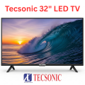 TECSONIC 32" Inch LED TV - Frameless LED Television with 2 Years Company Warranty (TSHTV32). 