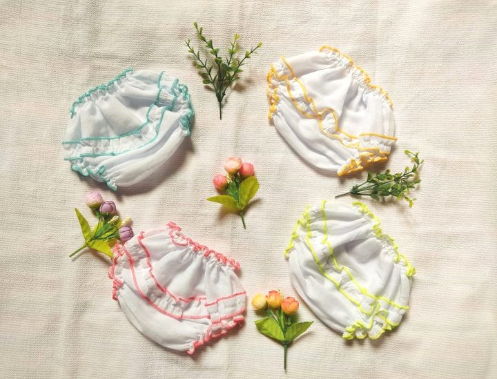 New Born Baby Panties 6 Pieces