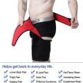 Men and Women Adjustable Hip Groin Stabilizer and Hip Brace for Sciatica Pain Relief, Thigh Leg Compression Support Wrap Sleeve for Pulled Muscles, Hip Joint Pain, Quad Hamstring Joints Recove. 