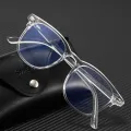 Daily Use and Bike Rinding Lite Round Square Design Nurd for Girls and Boys Protection Clear Lens Eye Wear NOT blue light filter its Men and Women Clear Glasses in Daraz Flyer 2. 