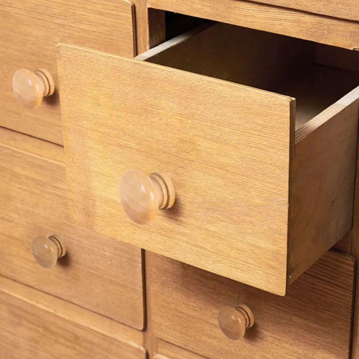 1/4/8Set%2024/28/35Mm%20Mushroom%20Wooden%20Pulls%20Solid%20Round%20Handle%20Single%20Hole%20Drawer%20Knobs%20Cabinet%20Dresser%20Wardrobe%20Door%20Furniture%20Hardware%20-%20Image%203