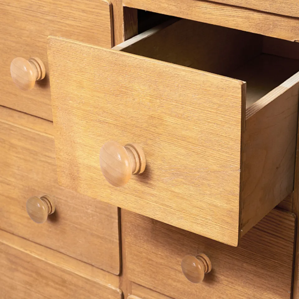 FoDau770 30pcs Unfinished Wood Knobs, Mushroom Shape Cabinet Knobs - View #11