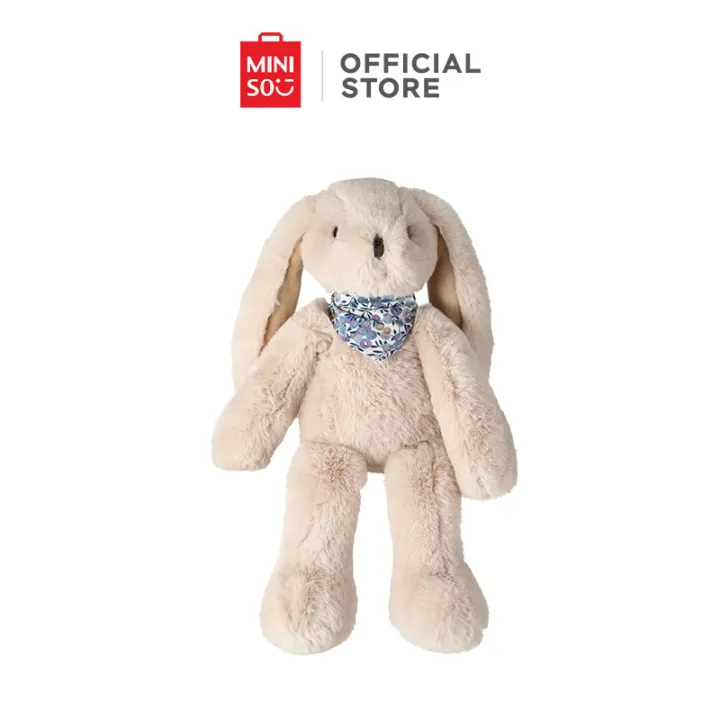 MINISO 8in Scarf Rabbit Plush Toy