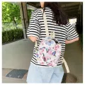 School Travel Student Mini Canvas Backpack for Girls. 