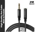 toocki 3.5 Audio Extension Cable Jack 3.5mm Male to Female Car Audio Aux Cable 4-pole Microphone support Headphones Phone Speaker Extender. 