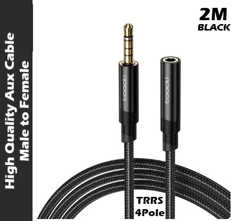 toocki%203.5%20Audio%20Extension%20Cable%20Jack%203.5mm%20Male%20to%20Female%20Car%20Audio%20Aux%20Cable%204-pole%20Microphone%20support%20Headphones%20Phone%20Speaker%20Extender%20-%20Image%206