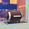 Acrylic Football Display Case Sports Collectibles Display Storage Rack. 
