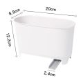 1 Pcs PP Household Kitchen Waste Bucket Strainer Multifunctional Drain Trash Can Storage Box Drain Bucket Sink Food Organization. 