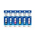 Epson 057 Ink Bottle Full Set – 6 Colours (Black, Cyan, Magenta, Yellow, Light Cyan, Light Magenta) – 70 ml Each – For Epson EcoTank L8050 / L18050 / L8150W Printers. 