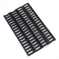 8 PCS Polymer Soft Easy Install Ladder Rubber Batten Trapezoid Wooden Ladder 18 Slots Black. 