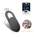 Front Cam,  Web Cam Universal Privacy Sticker - Cover Shutter Magnet Slider Plastic for iphone Laptop Camera Web PC Tablet Smartphone. 