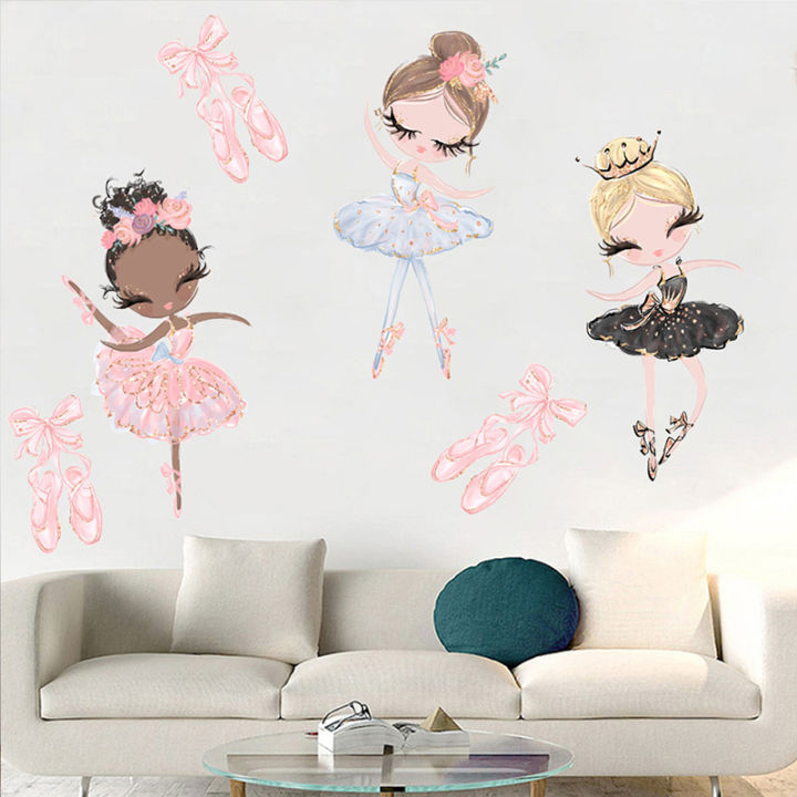 Ballet%20Dancer%20Wall%20Stickers%20for%20Kids%20Rooms%20Cartoon%20Girl%20Wall%20Stickers%20Decoration%20Living%20Room%20Bedroom%20Background%20Wall%20Decor%20-%20Image%203