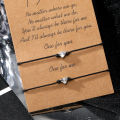 IFKM Handmade Love Heart Shape Charm Bracelet Thin Black ​Rope Thread String Bracelets For Men Women Couple Gift Accessories. 