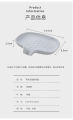 Japanese-style silicone soap box drain diversion type punch-free shelf toilet creative soap box. 