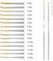 1Piece Tulip Crochet Hook Crochet Set Crochet Needle With Free Shipping Knitting Needles Embroidery Cross Stitch Needle. 