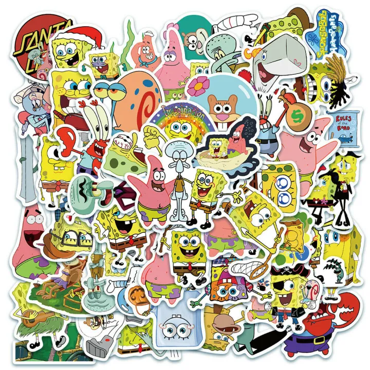 20/40/60PCS%20of%20SpongeBob%20Stickers%20Stickers%20for%20Laptop%20Luggage%20Skateboard%20kids%20-%20Image%207