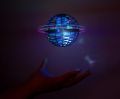 Light-Up Flying Drone Spinner Ball Fidget Toy Rechargeable 360 Rotating with Magic RGB Lights Hovering Hand-Operated Sensory Game for Kids Adults Anxiety and Stress Relief Novelty Gift. 