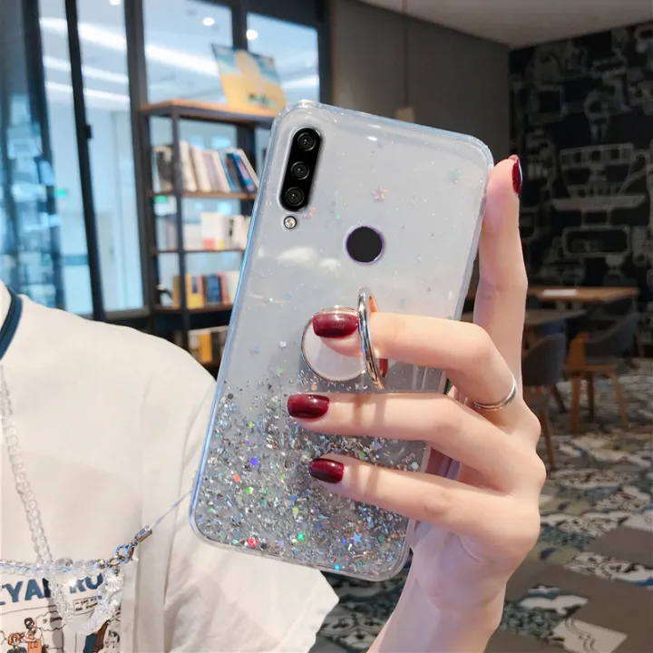 Casinglee%20for%20Huawei%20Y6P%20case%20Shiny%20Ring%20Glitter%20Soft%20Transparent%20Holder%20Stand%20Back%20cover%20with%20String%20for%20Huawei%20Y6P%20Phone%20cases%20cover%20Stars%20Moon%20Girls%20For%20girls%20and%20Boys%20-%20Image%206