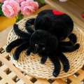 Simulation Spider Jumping Spider Doll Spider Doll PP Cotton Crawling Pet Doll Plush Cute Reptile Plush Toy Super Cute Green. 