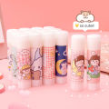1/2PCS Cute Cartoon PVA Solid Glue Office Supplies Small Size Student Stationery Glue Stick. 