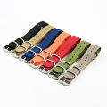 Nylon Watchband Fixed Fashion ATO NATO Thick and Soft Waterproof and Sweat-Proof Silver Steel Wire Woven. 