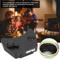 Guitar Pickup RiToEasysports Folk Acoustic Soundhole Preamplifier with bridge transducer Resonance Box microphone. 