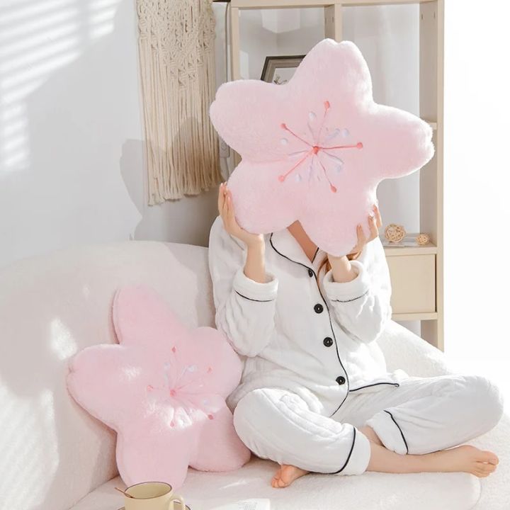 New%20Pink%20Sakura%20Plush%20Throw%20pillows%20Kawaii%20Flower%20Plush%20Pillow%20Mat%20Lifelike%20Soft%20Cherry%20Blossom%20Cushion%20Plushie%20Props%20Gift%20-%20Image%206
