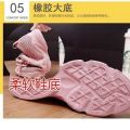 Women's White Shoes Running Korean Style Mesh Surface Breathable New Student Sneakers Mesh Surface Shoes Spring and Summer Women's Shoes Real Flying Woven Casual. 